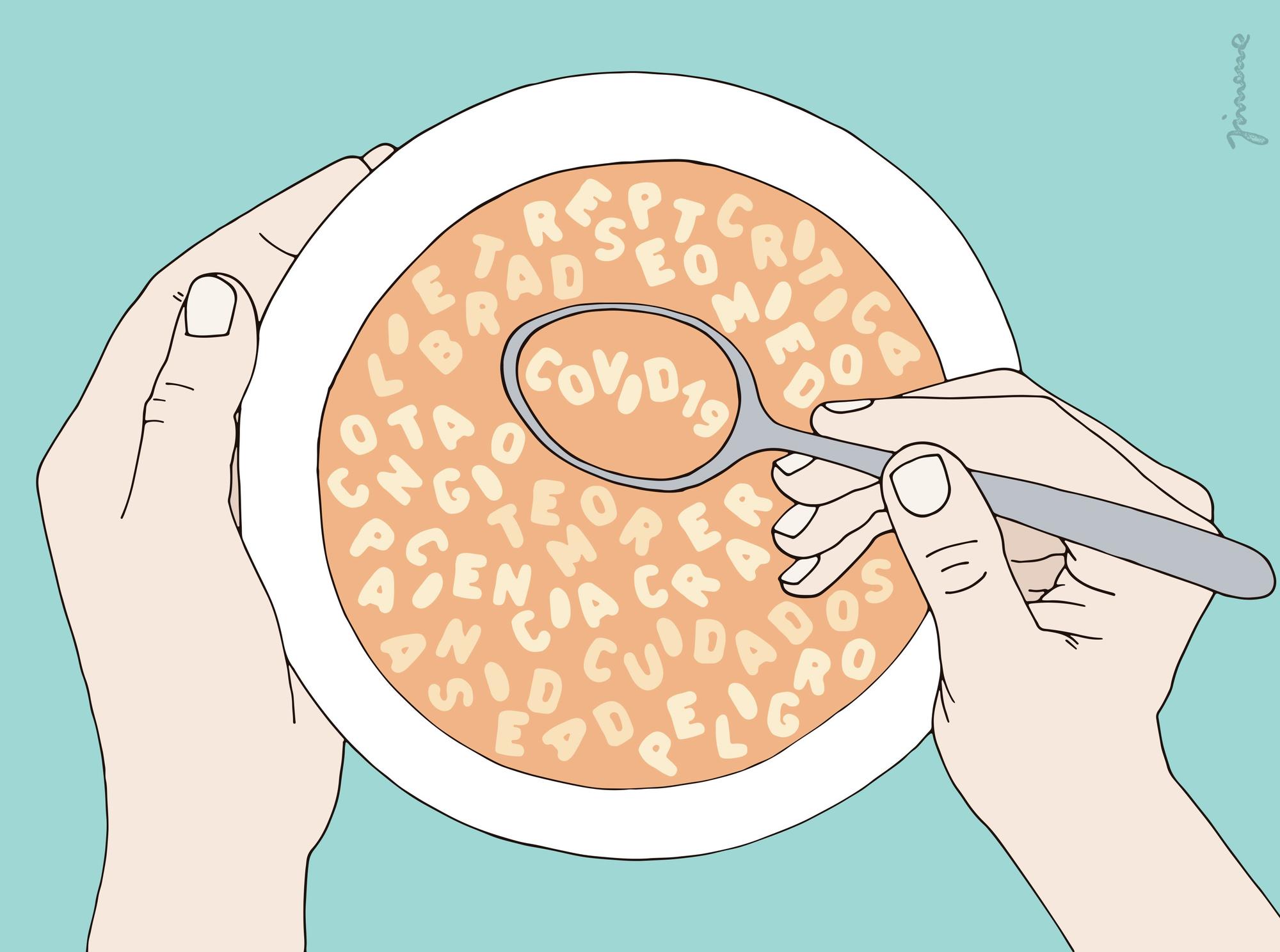 ¿Cómo cocinamos nuestros miedos? COVID-19. Jimena García